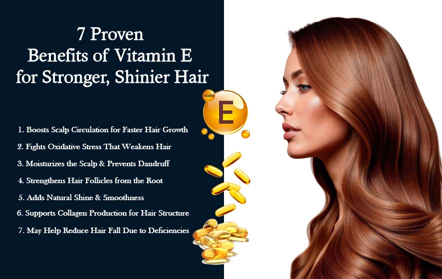 7 Proven Benefits of Vitamin E for Stronger, Shinier Hair