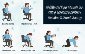 10-Minute Yoga Stretch for Office Workers: Relieve Tension & Boost Energy
