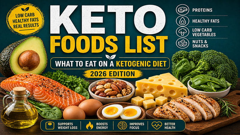 Keto Foods List: The Ultimate Guide to What to Eat on a Ketogenic Diet (2026 Edition)