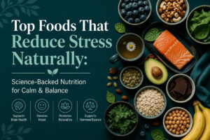 Top Foods That Reduce Stress Naturally: Science-Backed Nutrition for Calm & Balance