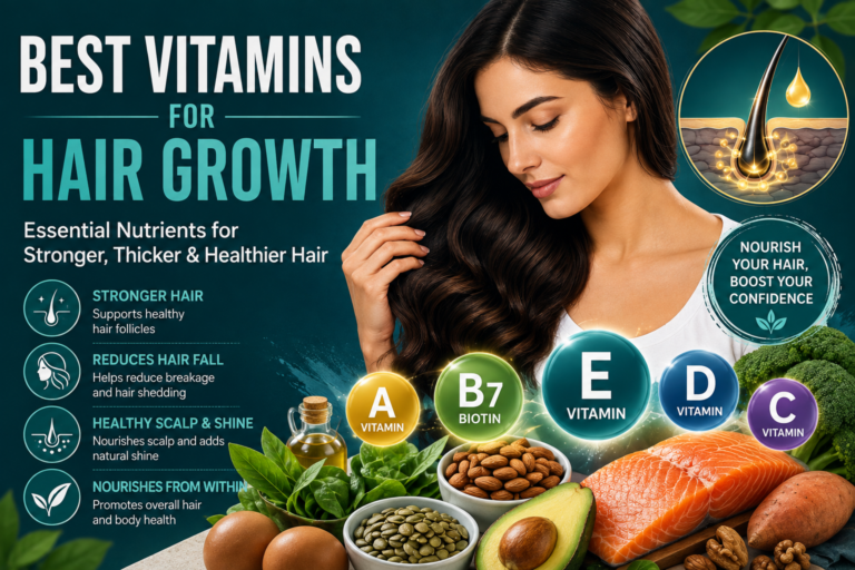 Best vitamins for hair growth and healthy hair nutrition